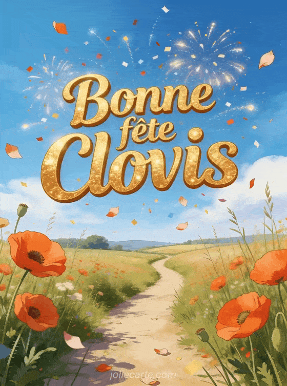 Bonne fête Clovis - Bonne fete st clovis image