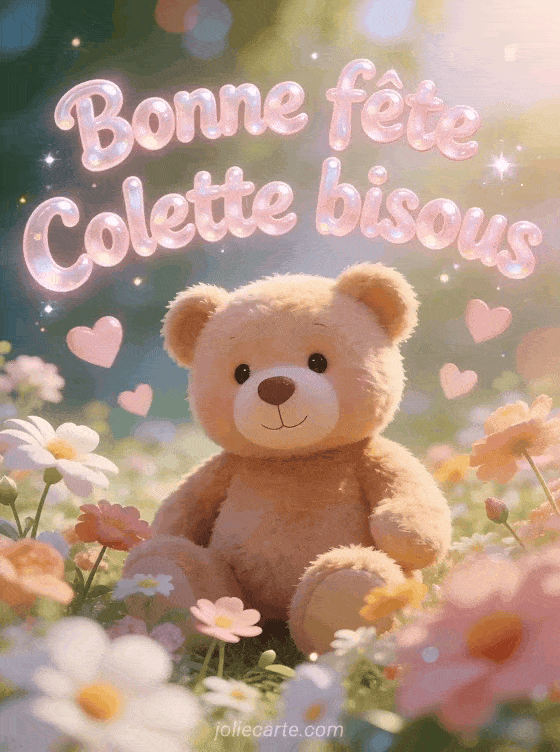 Bonne fête Colette - Colette bonne fete mon coeur