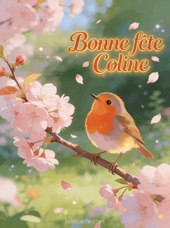Bonne fête Coline - Coline image bonne fete gratuite