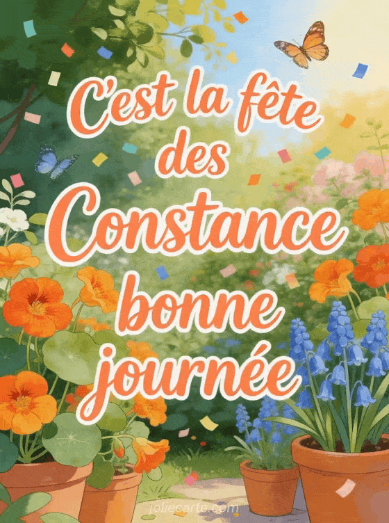 Bonne fête Constance - Bonne fete constance fleurs
