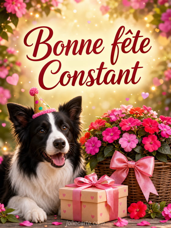 Carte bonne fĂȘte Constant
