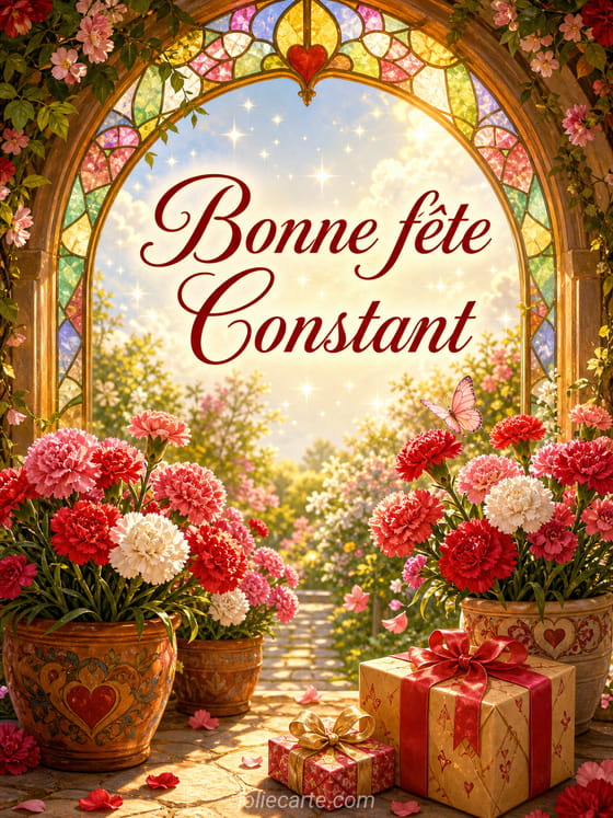 Carte bonne fĂȘte Constant