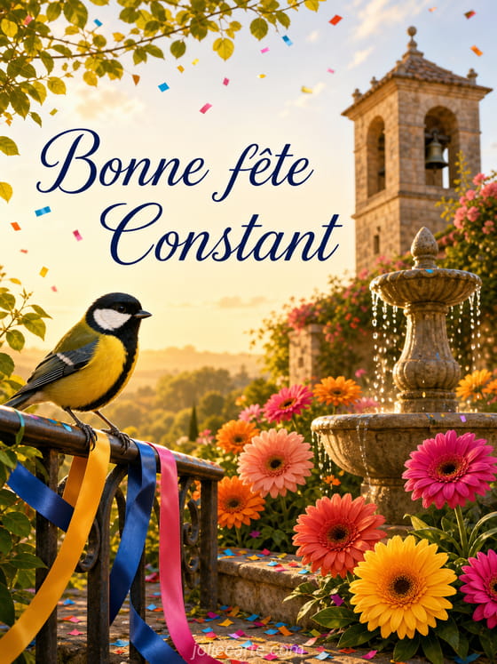 Carte bonne fĂȘte Constant