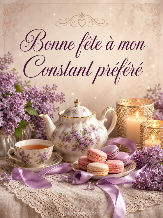 Carte bonne fĂȘte Constant