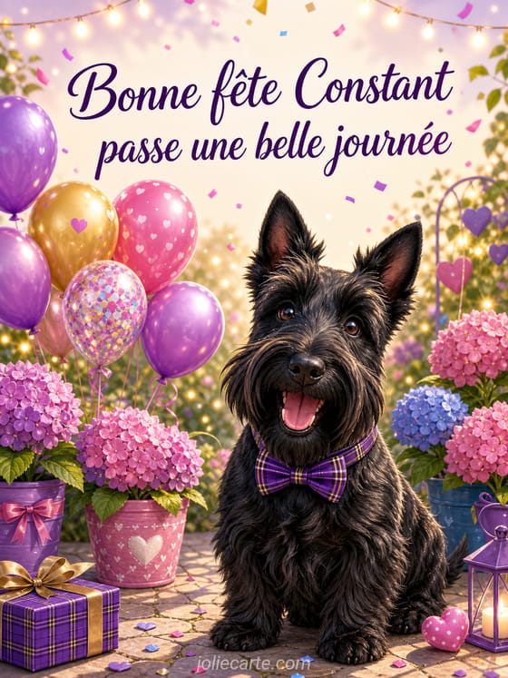 Carte bonne fĂȘte Constant