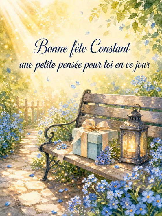 Carte bonne fĂȘte Constant