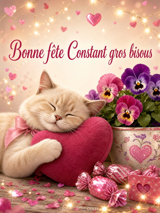 Carte bonne fĂȘte Constant
