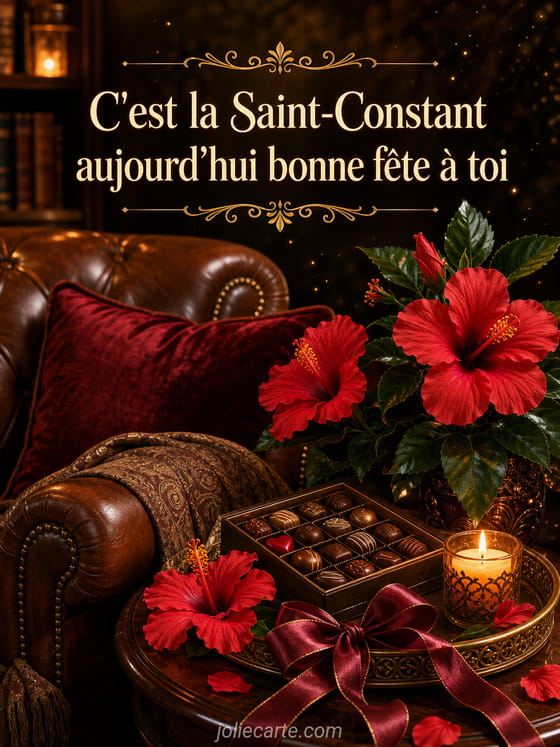 Carte bonne fĂȘte Constant