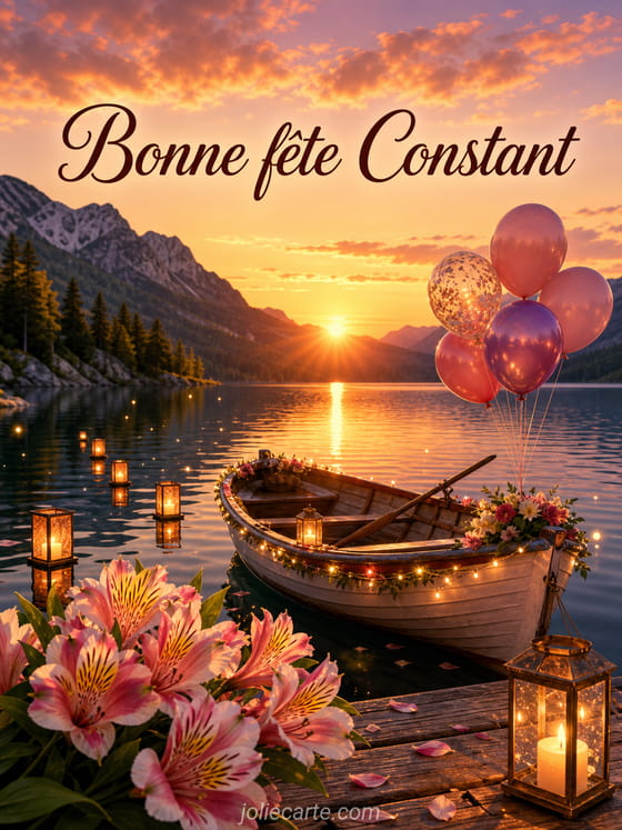 Carte bonne fĂȘte Constant