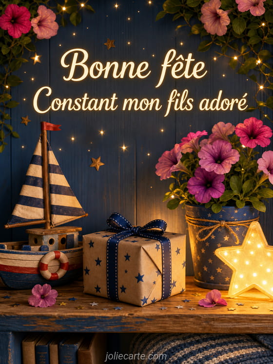 Carte bonne fĂȘte Constant