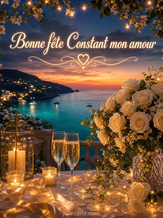 Carte bonne fĂȘte Constant