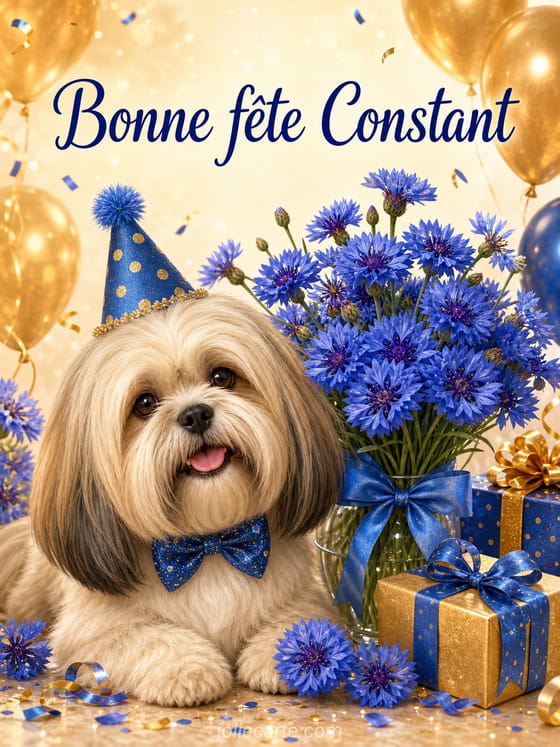 Carte bonne fĂȘte Constant