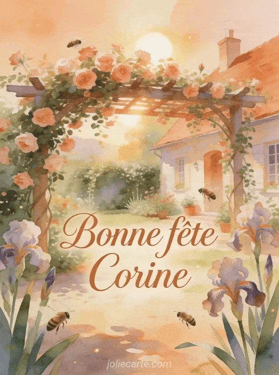 Bonne fête Corine - Bonne fete corine femme
