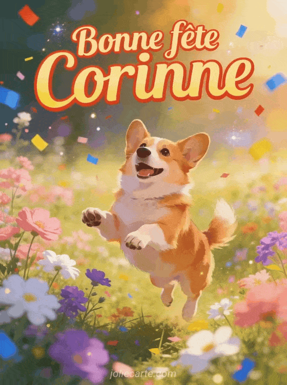 Bonne fête Corinne - Corinne gif bonne fete gratuit
