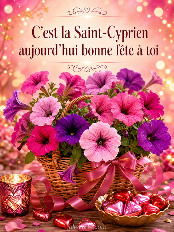 Carte bonne fĂȘte Cyprien