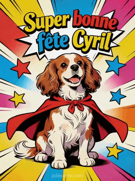 Bonne fête Cyril - Bonne fete cyril drole