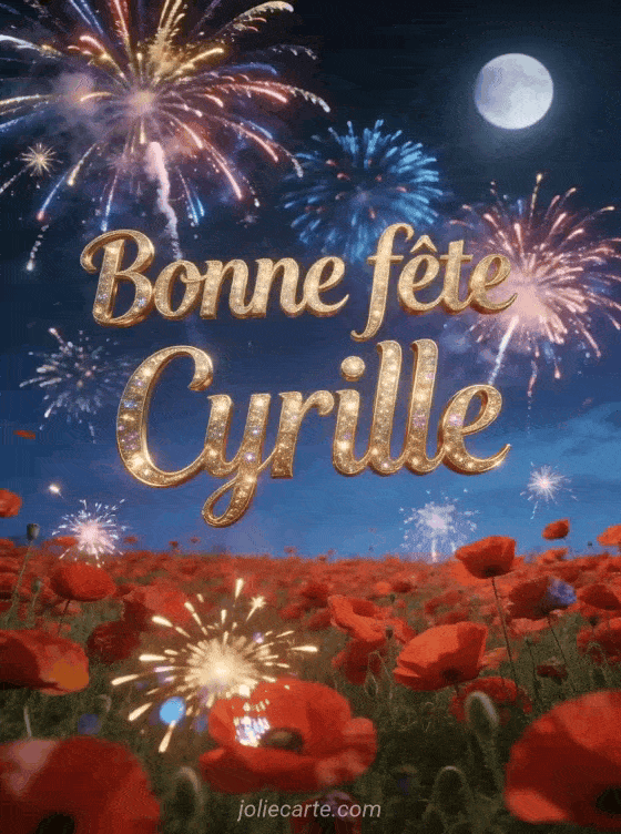 Bonne fête Cyrille - Bonne fete cyrille gratuit