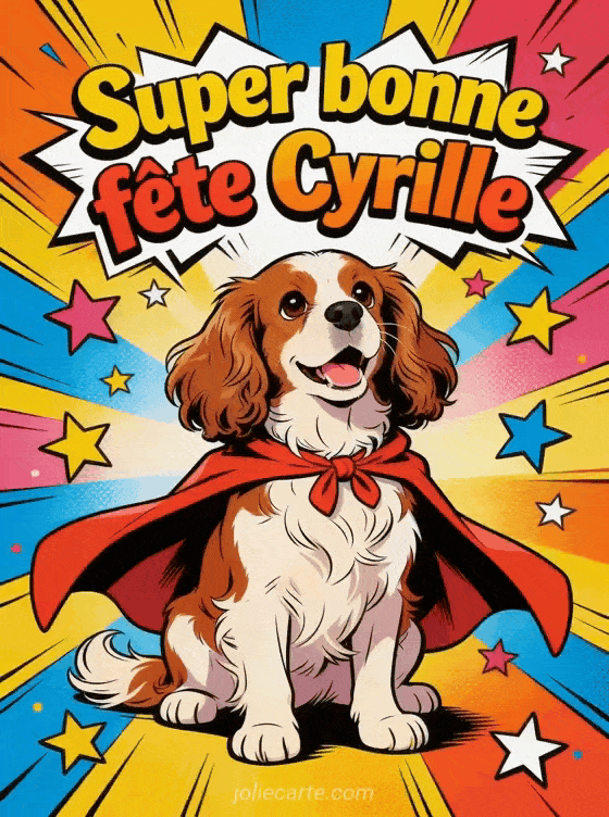 Bonne fête Cyrille - Bonne fete cyrille drole