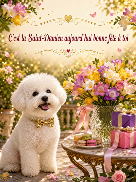 Carte bonne fĂȘte Damien