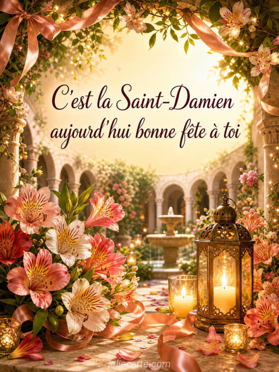 Carte bonne fête Damien