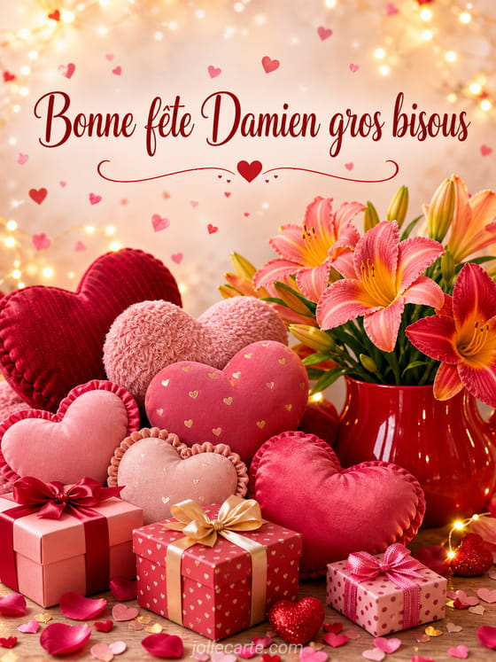 Carte bonne fête Damien