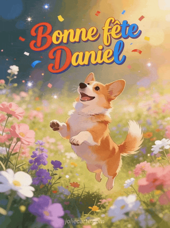 Bonne fête Daniel - Daniel gif bonne fete gratuit