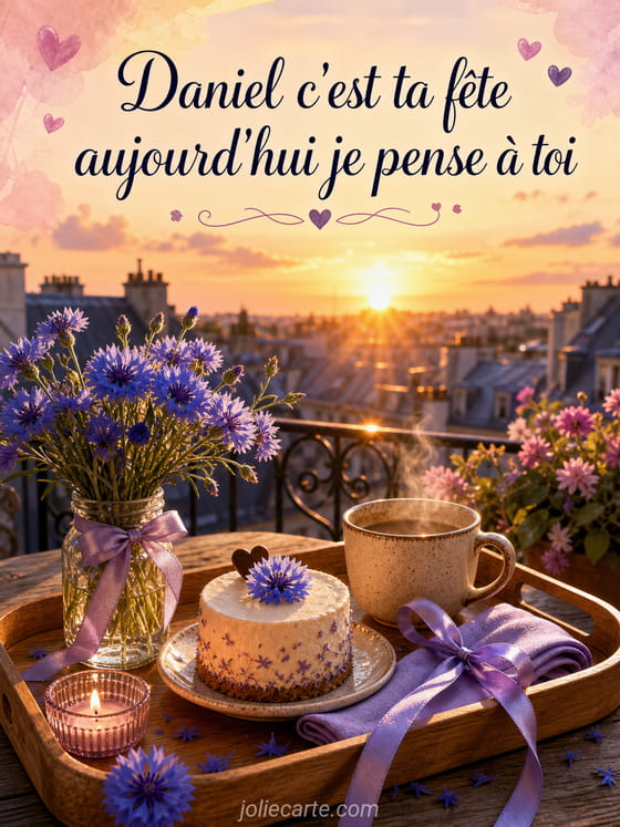Carte bonne fête Daniel