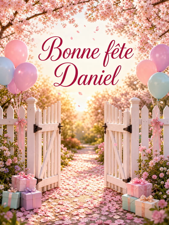 Carte bonne fête Daniel