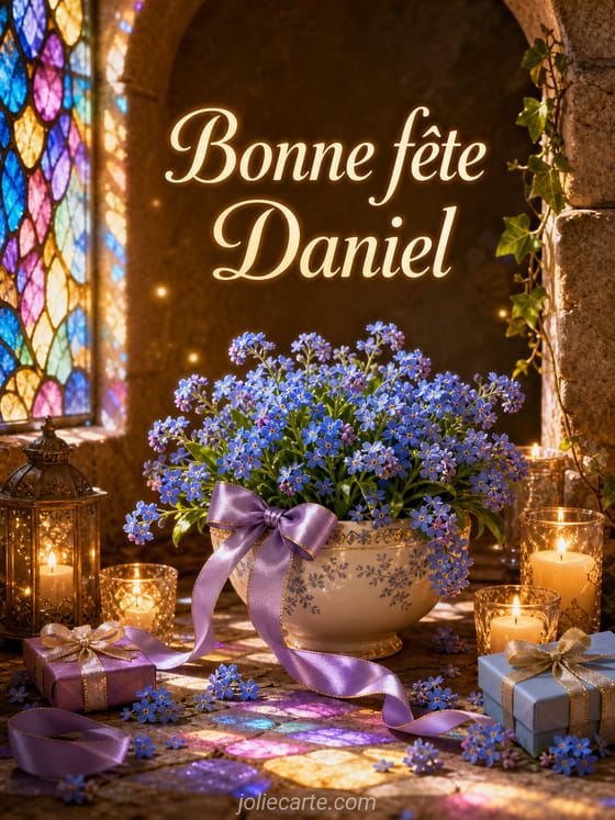 Carte bonne fête Daniel