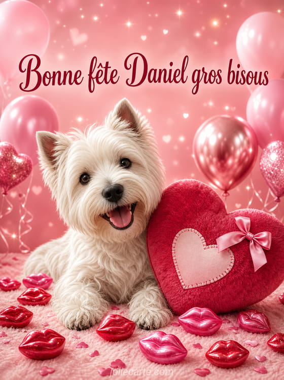 Carte bonne fête Daniel