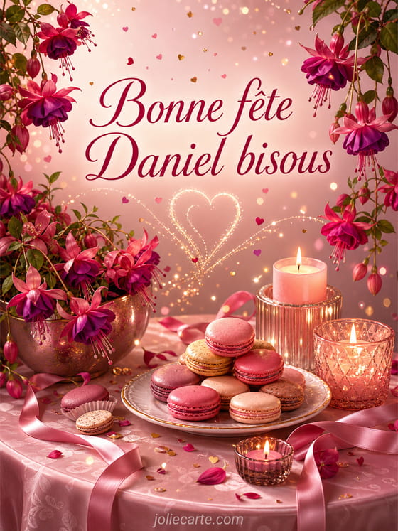 Carte bonne fête Daniel