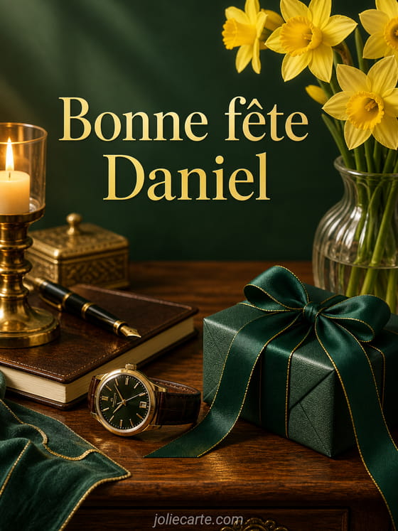 Carte bonne fête Daniel