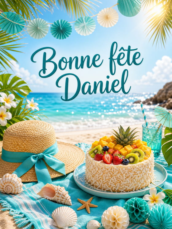 Carte bonne fête Daniel