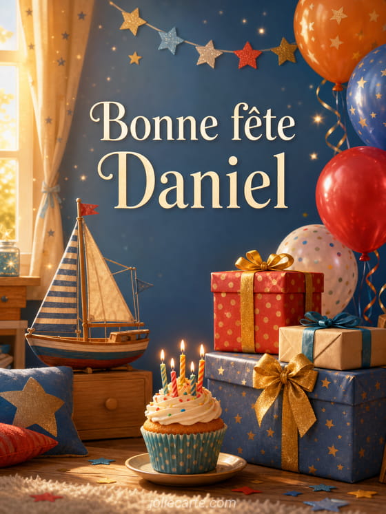 Carte bonne fête Daniel