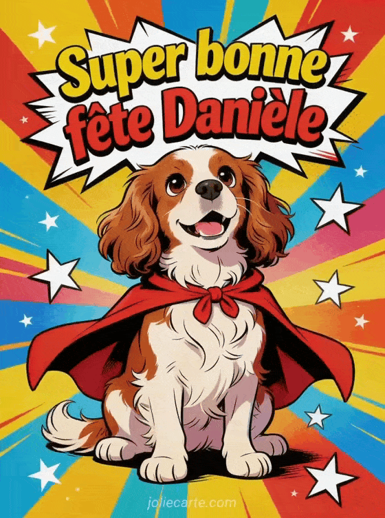 Bonne fête Daniele - Daniele gif bonne fete gratuit