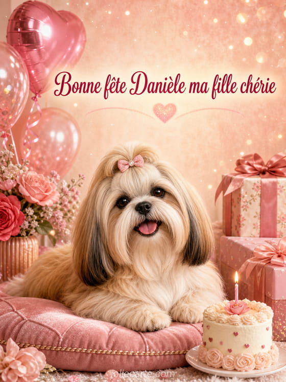Carte bonne fête Danièle