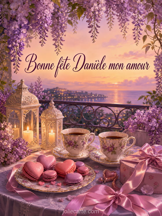 Carte bonne fête Danièle