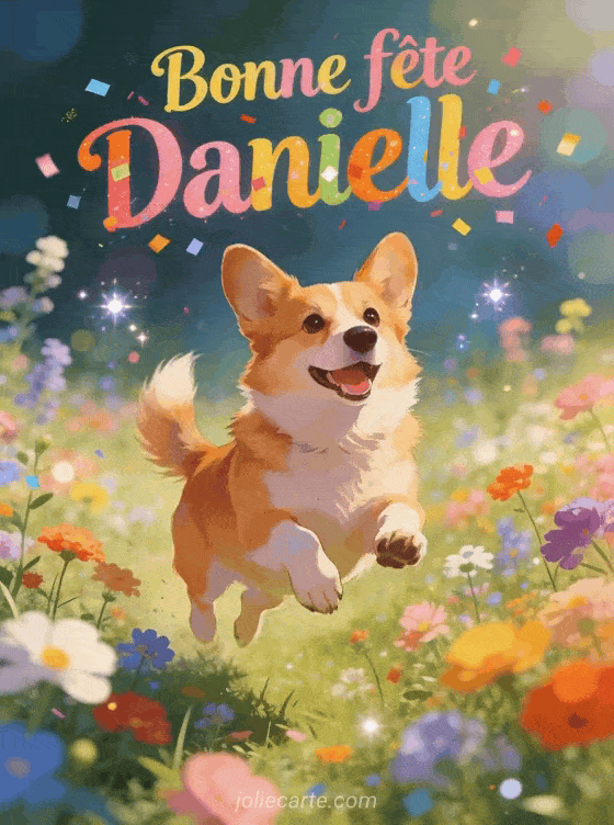 Bonne fête Danielle - Danielle gif bonne fete gratuit
