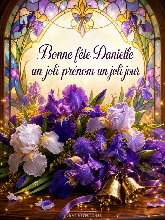 Carte bonne fête Danielle