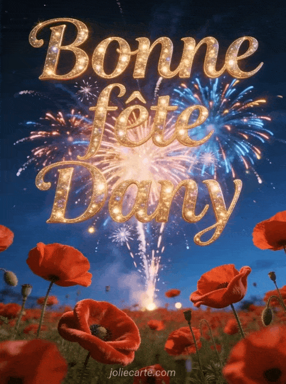Bonne fête Dany - Bonne fete dany gratuit