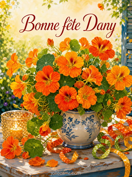 Carte bonne fĂȘte Dany