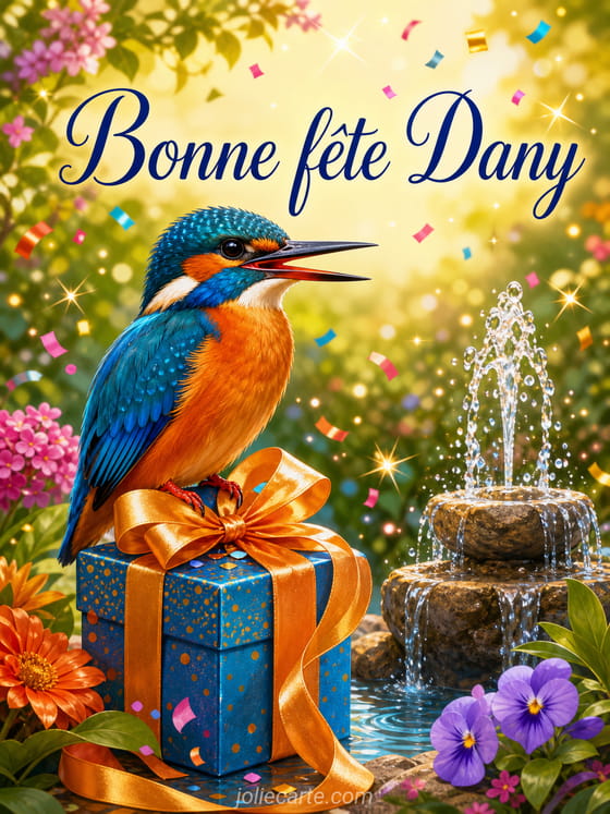 Carte bonne fĂȘte Dany
