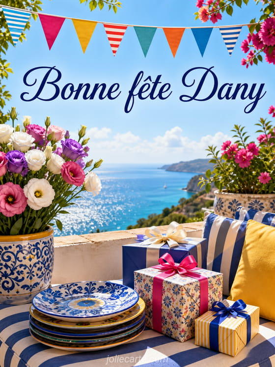 Carte bonne fĂȘte Dany