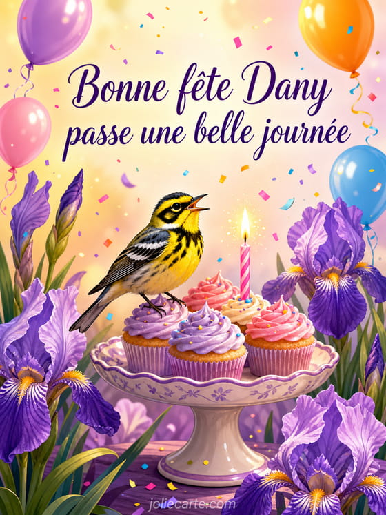 Carte bonne fĂȘte Dany