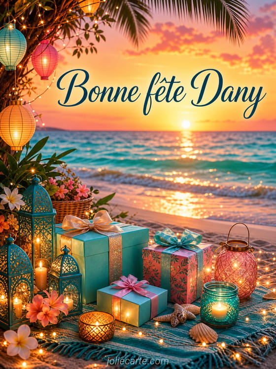 Carte bonne fĂȘte Dany