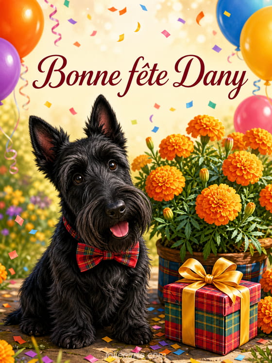 Carte bonne fĂȘte Dany
