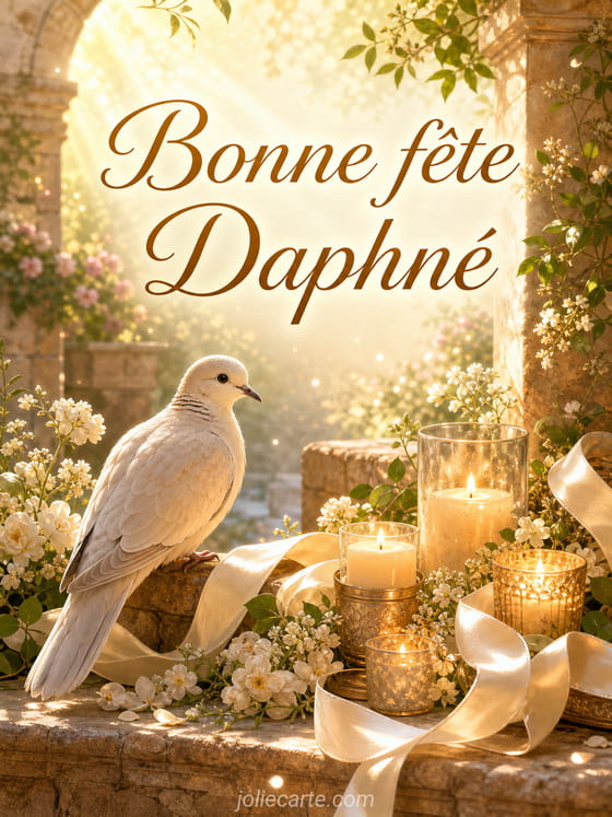 Carte bonne fĂȘte DaphnĂ©