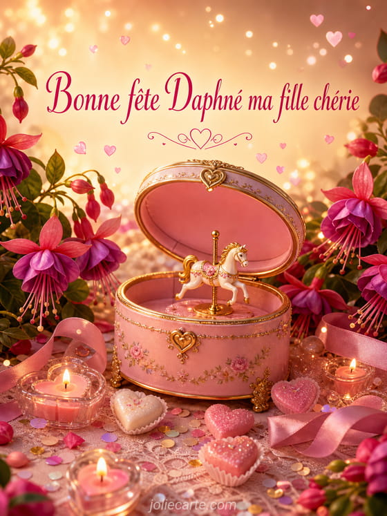 Carte bonne fĂȘte DaphnĂ©