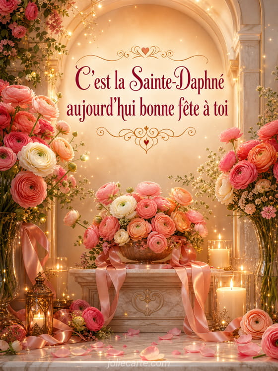 Carte bonne fĂȘte DaphnĂ©