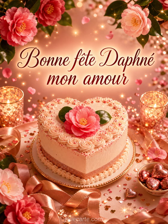 Carte bonne fĂȘte DaphnĂ©